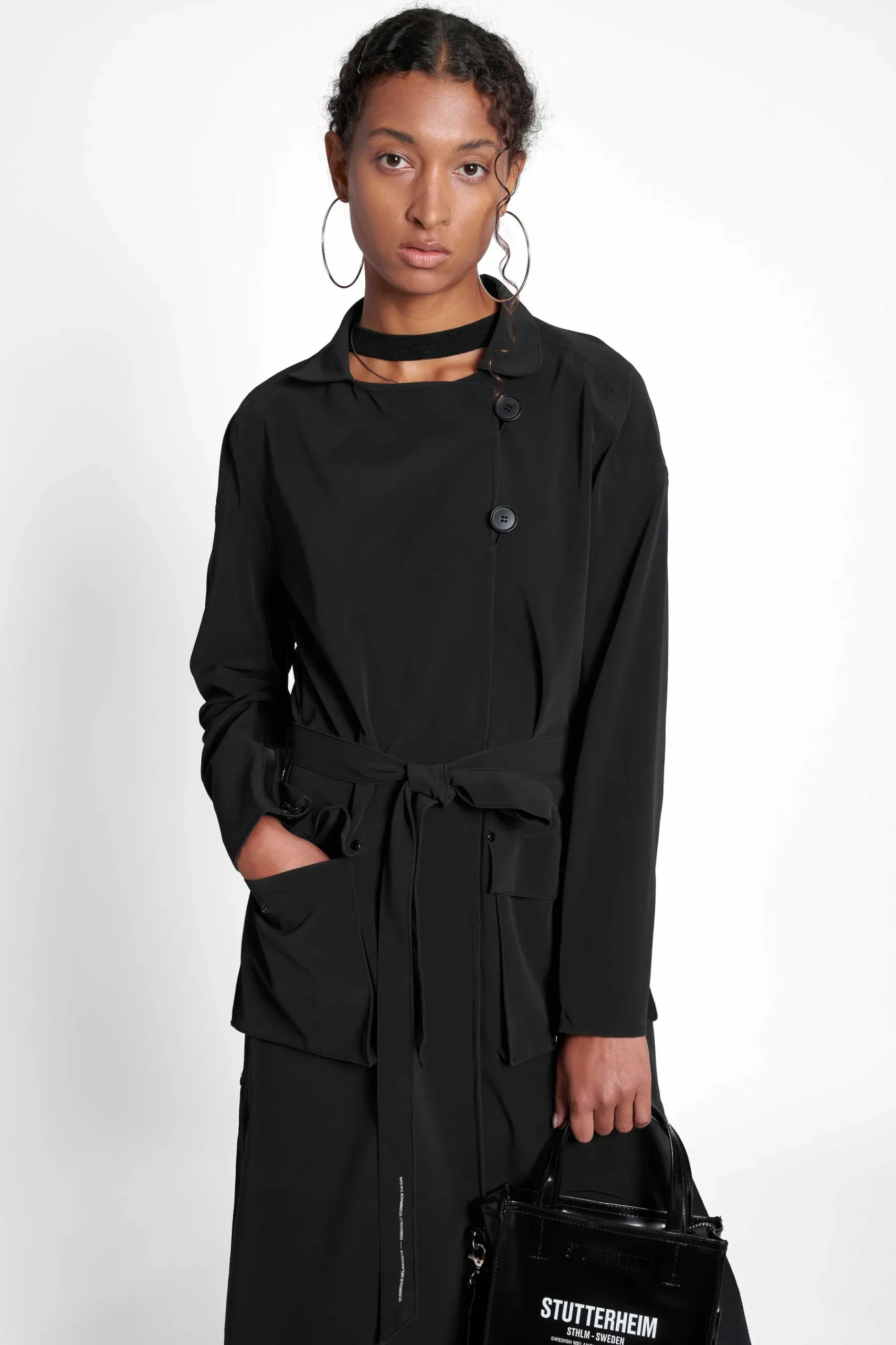 STUTTERHEIM Dames Uitverkoop-Kista Matte Trenchcoat