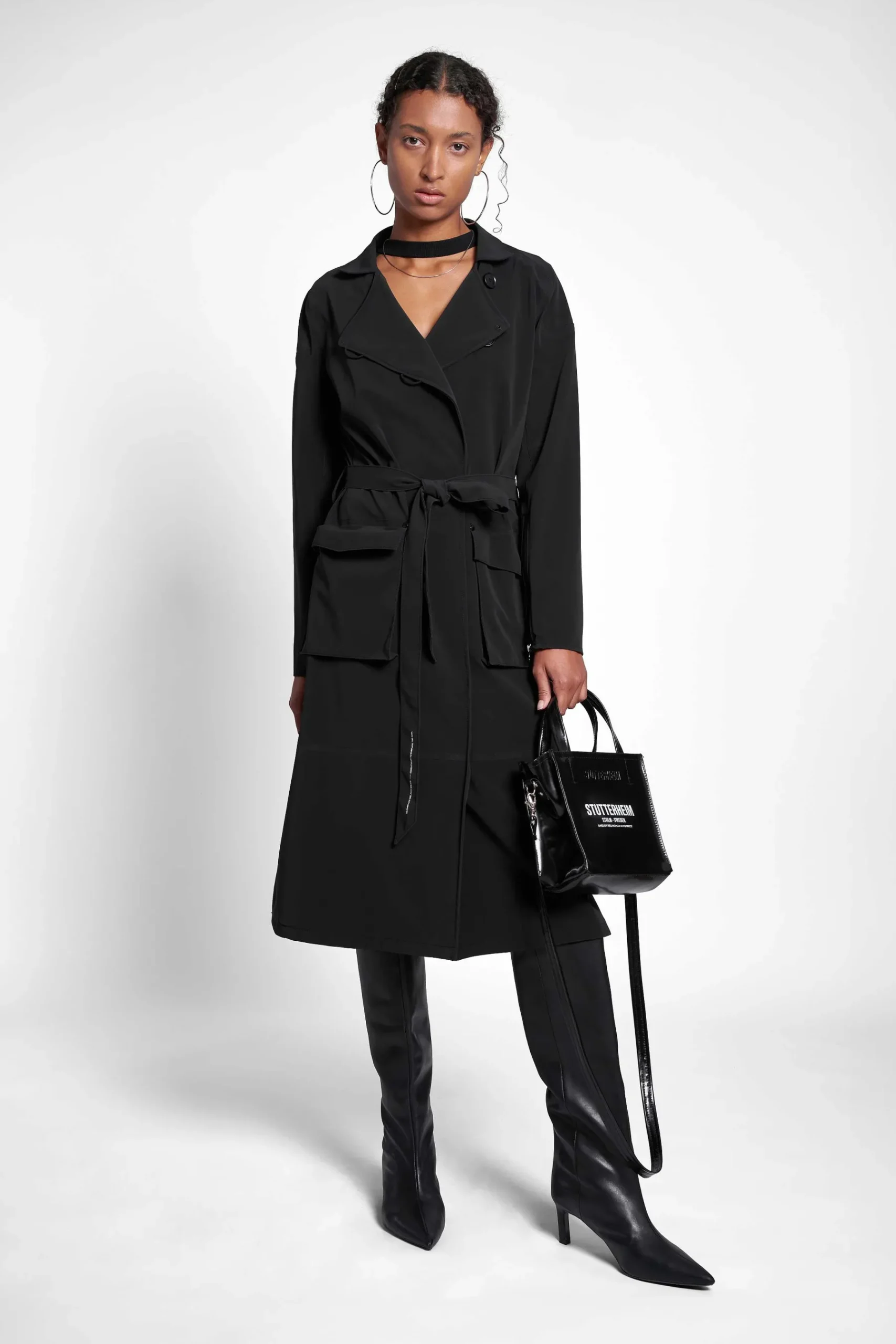 STUTTERHEIM Dames Uitverkoop-Kista Matte Trenchcoat