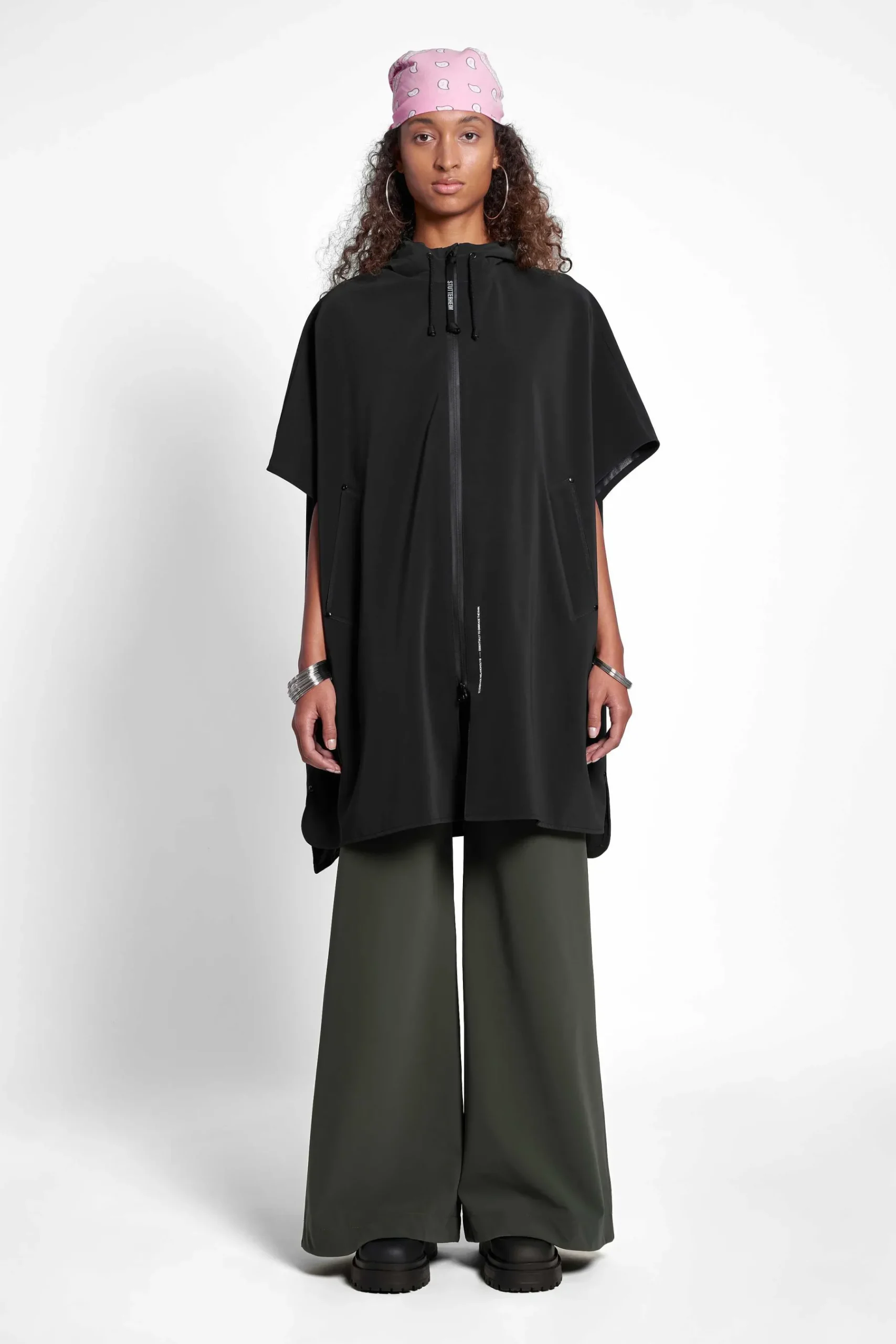 STUTTERHEIM Dames Uitverkoop-Lomma Matte Poncho