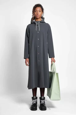 STUTTERHEIM Dames Uitverkoop-Mosebacke Lange Matte Regenjas