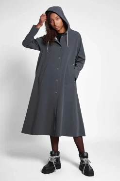STUTTERHEIM Dames Uitverkoop-Mosebacke Lange Matte Regenjas