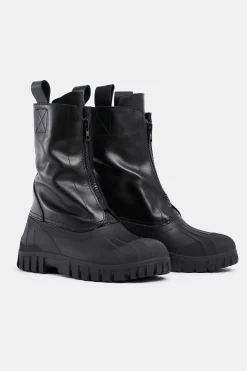STUTTERHEIM Leren Laarzen-Patrol-Ritslaars Leer