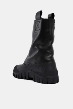 STUTTERHEIM Leren Laarzen-Patrol-Ritslaars Leer