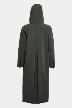 STUTTERHEIM Dames Uitverkoop-Sandviken Lange Matte Regenjas Met Rits