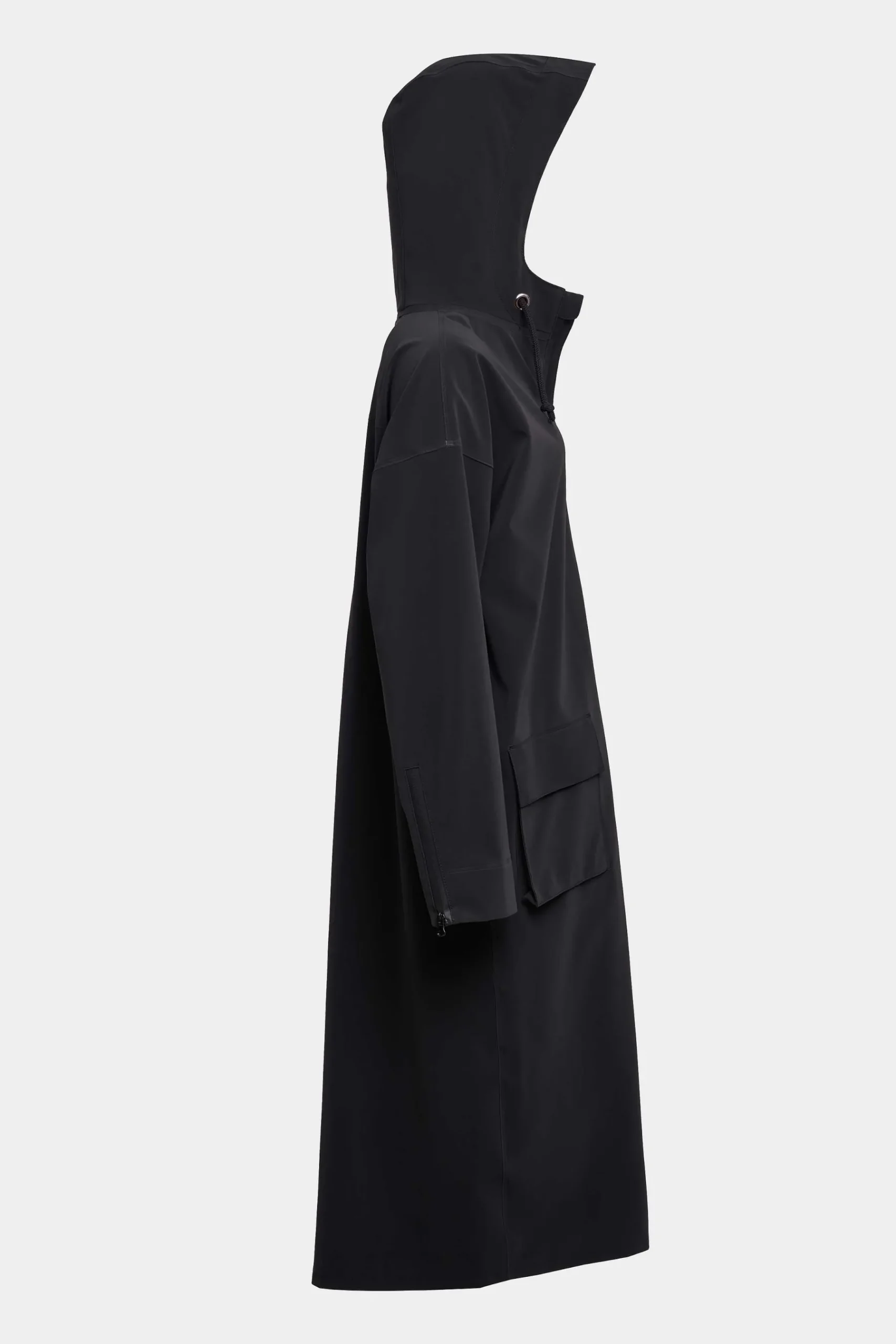 STUTTERHEIM Dames Uitverkoop-Sandviken Lange Matte Regenjas Met Rits