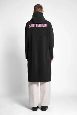 STUTTERHEIM Heren Uitverkoop-Stockholm Lange Regenjas Met Matte Print