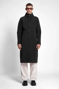 STUTTERHEIM Heren Uitverkoop-Stockholm Lange Regenjas Met Matte Print