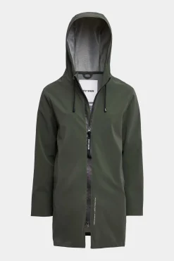 STUTTERHEIM Heren Uitverkoop-Stockholm Lichtgewicht Matte Regenjas Met Rits