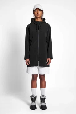 STUTTERHEIM Regenjassen-Stockholm Lichtgewicht Matte Regenjas Met Rits